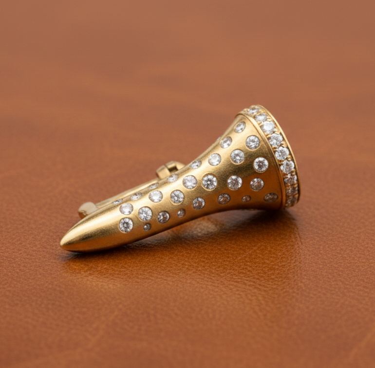 The Bambino Golf Tee One of a Kind Pendant/Brooch 15456