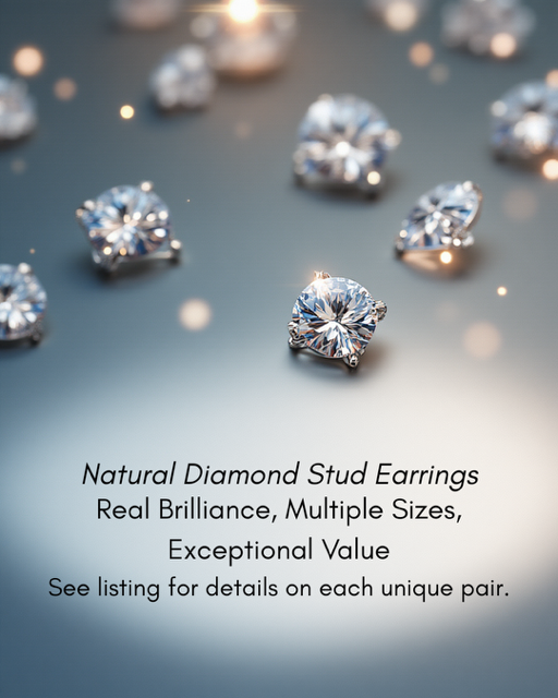 Champagne 0.75 cttw Round Brilliant Cut Diamond Stud Earrings