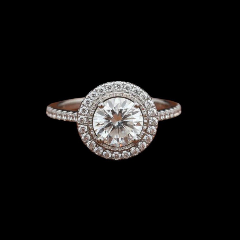 Beverley K 1.01 ctw Diamond and 18K White Gold Semi Mount Ring