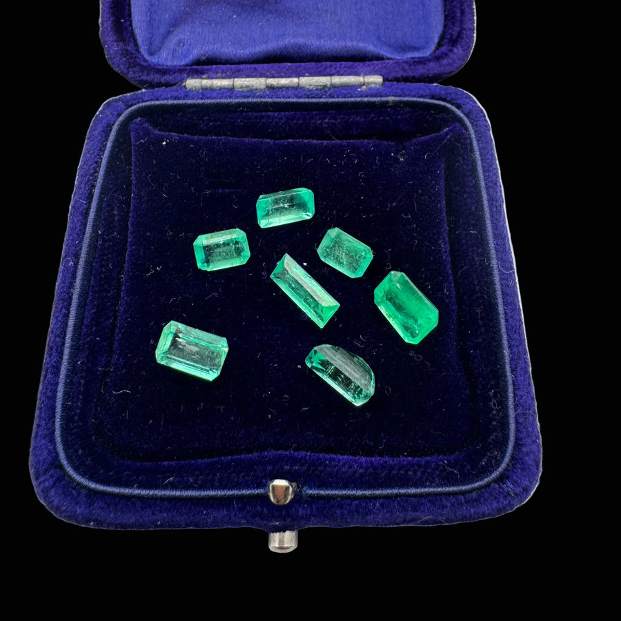 Estate 7.15 cttw Emerald Loose Collection