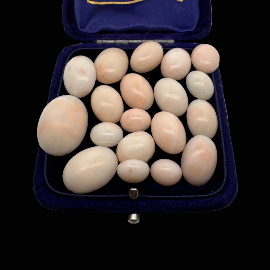 Estate 91.75cttw Angel Skin Coral Loose Collection