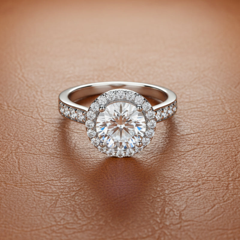 Designer Michael M 1.07 cttw Diamond 18K White Gold Semi Mount Ring