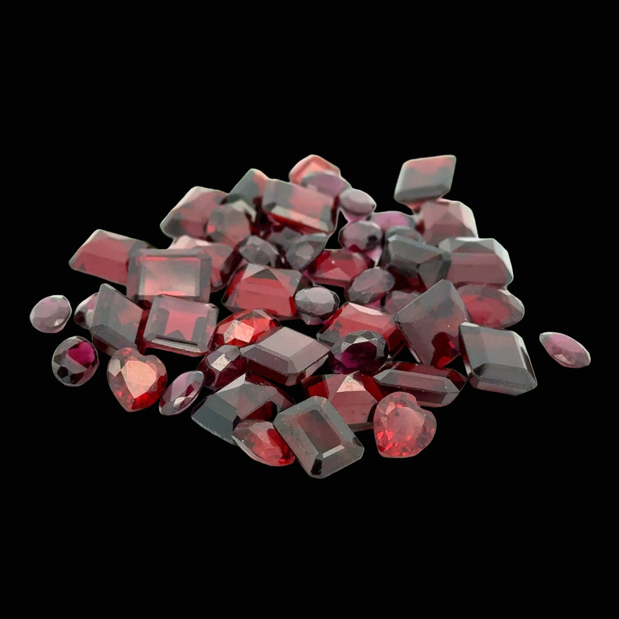 Estate 108.65 cttw Rhodolite Garnet Loose Collection