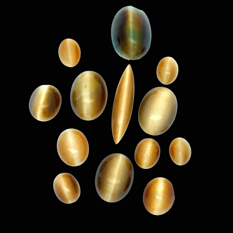 Estate 59.30 cttw Cats Eye Quartz  Loose Collection