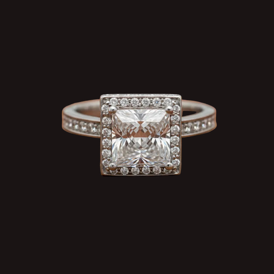 Michael M 0.70 cttw Diamond 18K White Gold Semi Mount Ring